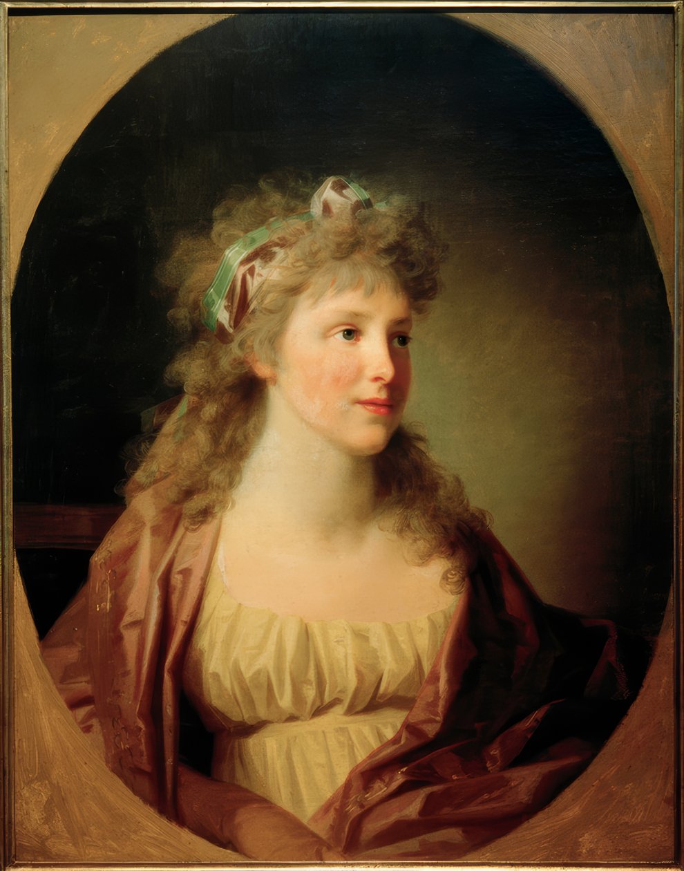 Christiane Amalie arveprinsesse av Anhalt-Dessau av Johann Friedrich August Tischbein