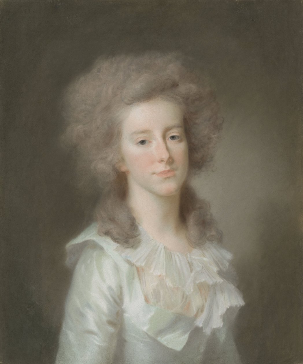 Frederica Louisa Wilhelmina (Louise; 1770-1819), prinses van Oranje-Nassau. Dochter van prins Willem V, echtgenote van Carel George August, erfprins van Brunswijk-Wolfenbüttel   1395052   no       norwegian Successfully Translated  Original: Portrait of th av Johann Friedrich August Tischbein