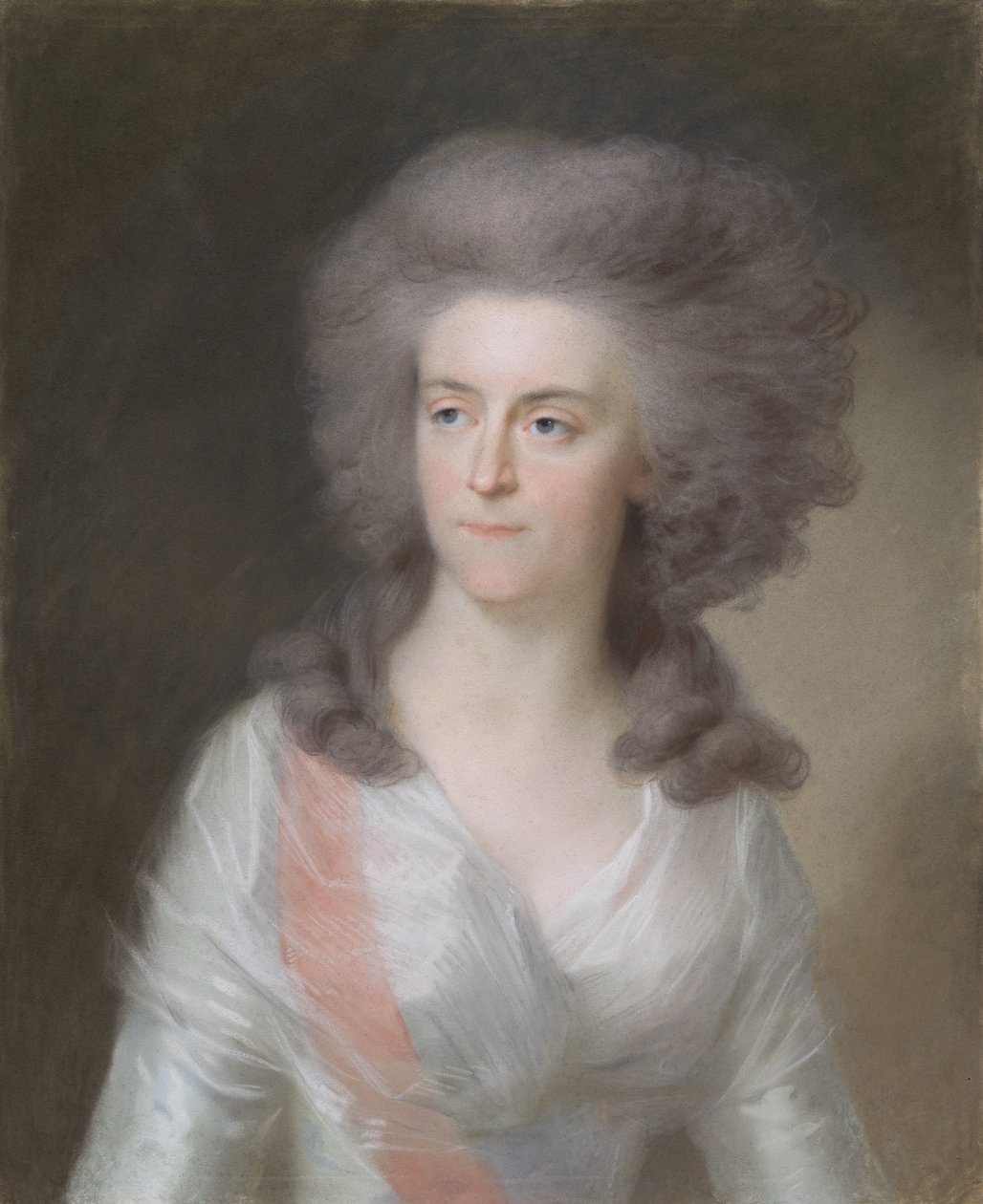 Frederika Sophia Wilhelmina (Wilhelmina; 1751-1820), prinsesse av Preussen. Kona til prins Willem V av Johann Friedrich August Tischbein