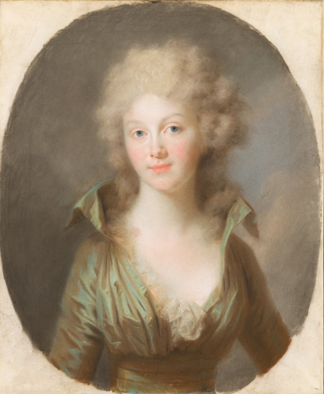 Friederike Luise Wilhelmine av Preussen 1774-1837, dronning av Nederland, ca. 1790. av Johann Friedrich August Tischbein