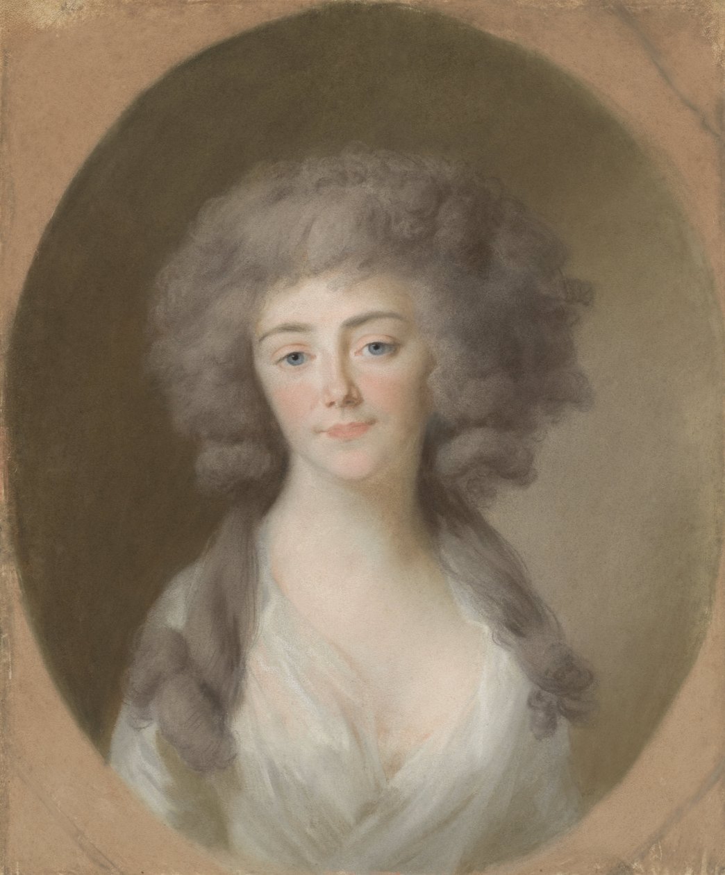 Louisa Isabella Alexandrina Augusta von Kirchberg (1772-1827). Kone til Frederick William, prins av Nassau-Weilburg, og svigerinne til Augusta Maria Carolina av Nassau-Weilburg av Johann Friedrich August Tischbein