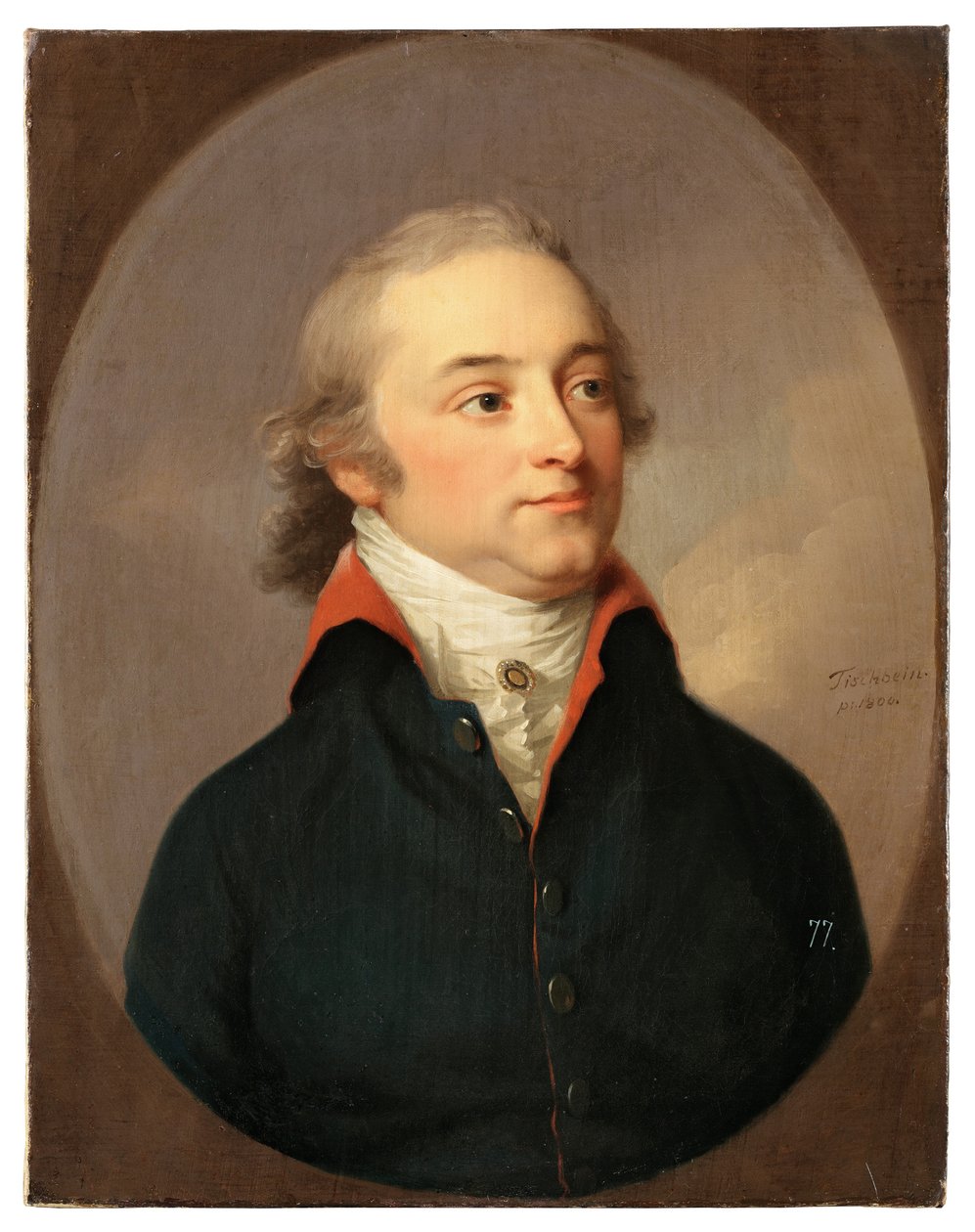 Portrett av Friedrich Karl Ludwig, hertug av Schleswig-Holstein-Sonderburg-Beck 1757-1816, 1800 av Johann Friedrich August Tischbein