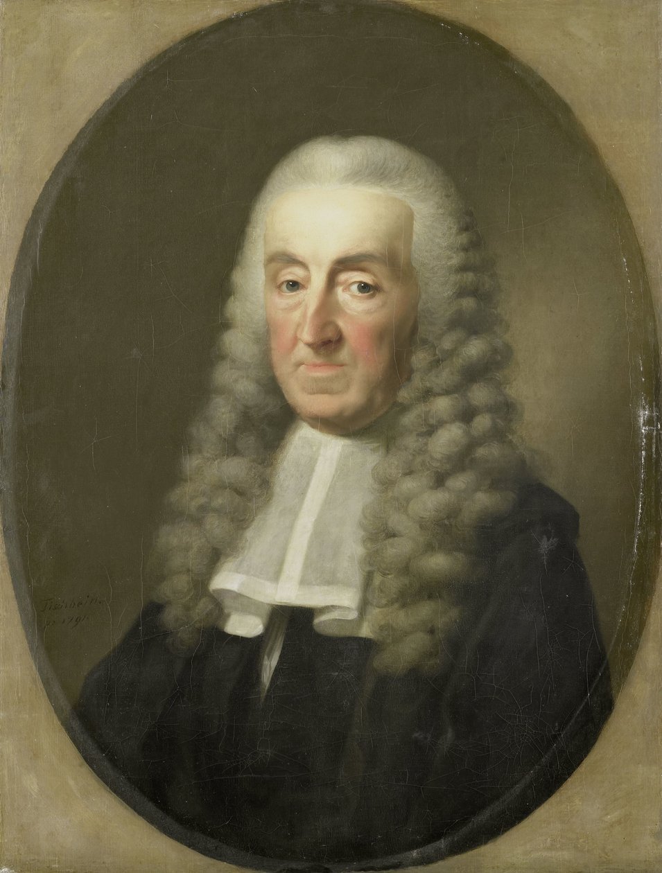 Portrett av Jan van de Poll, borgmester i Amsterdam av Johann Friedrich August Tischbein