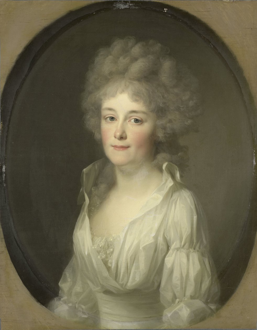 Portrett av Johanna Ferdinanda van Collen, kone til Salomon Rendorp av Johann Friedrich August Tischbein