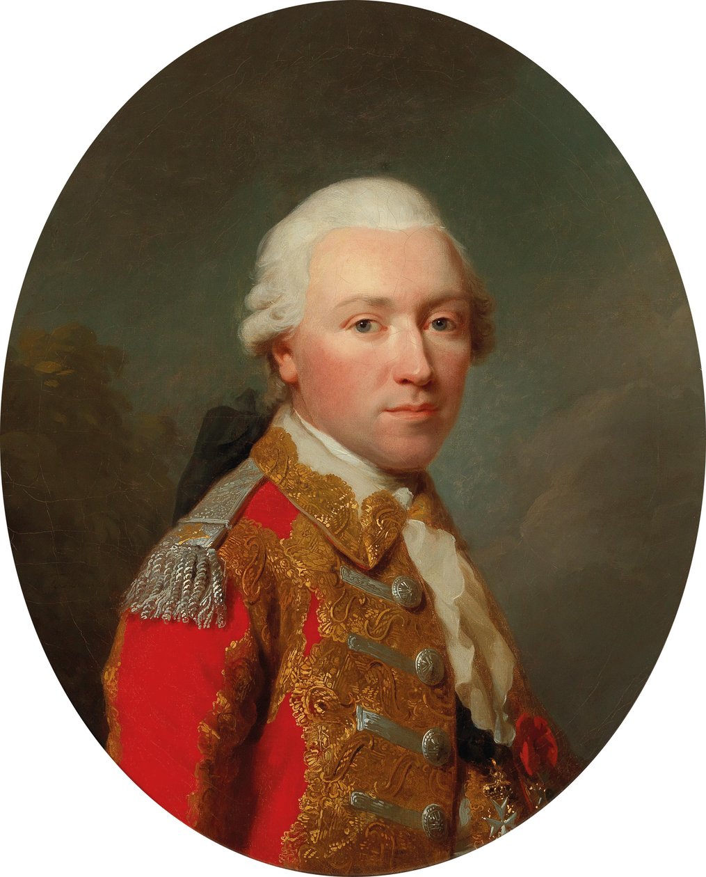 Portrett av Louis-Francois, markis av Chambray 1737-1807, 1776. av Johann Friedrich August Tischbein