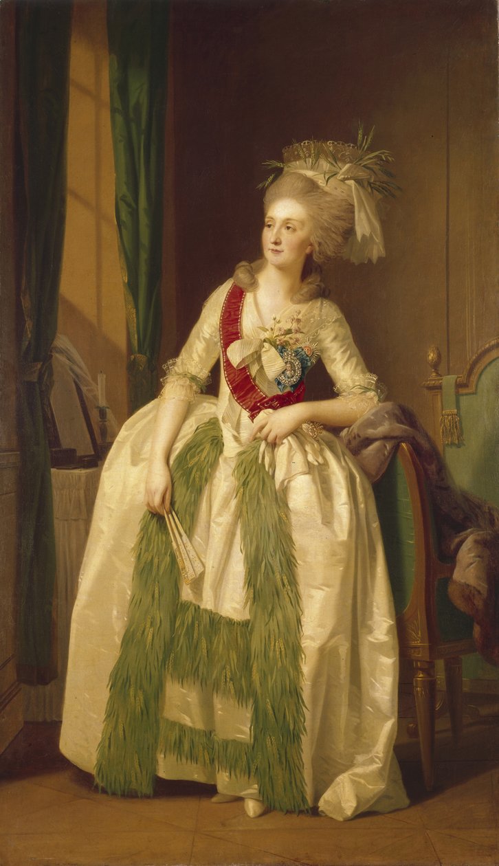 Portrett av prinsesse Natalya Vladimirovna Saltykova, 1780-tallet av Johann Friedrich August Tischbein