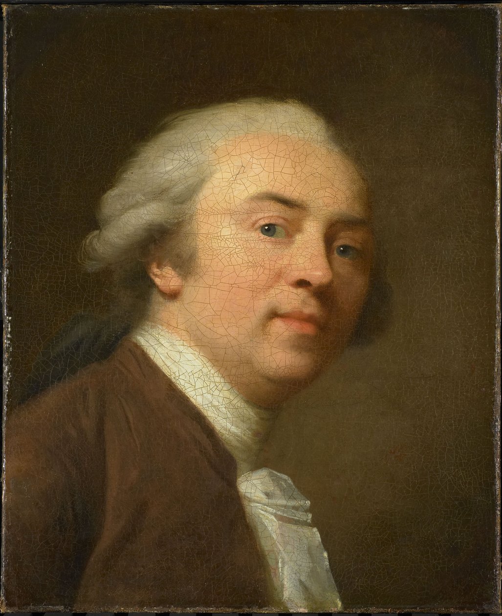 Selvportrett, 1782 av Johann Friedrich August Tischbein