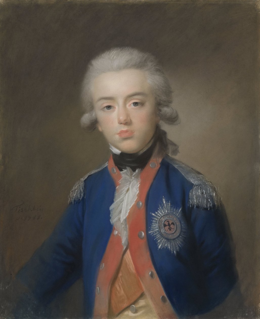 Willem George Frederik (Frederik; 1774-99), prins av Orange-Nassau. Sønn av prins William V av Johann Friedrich August Tischbein