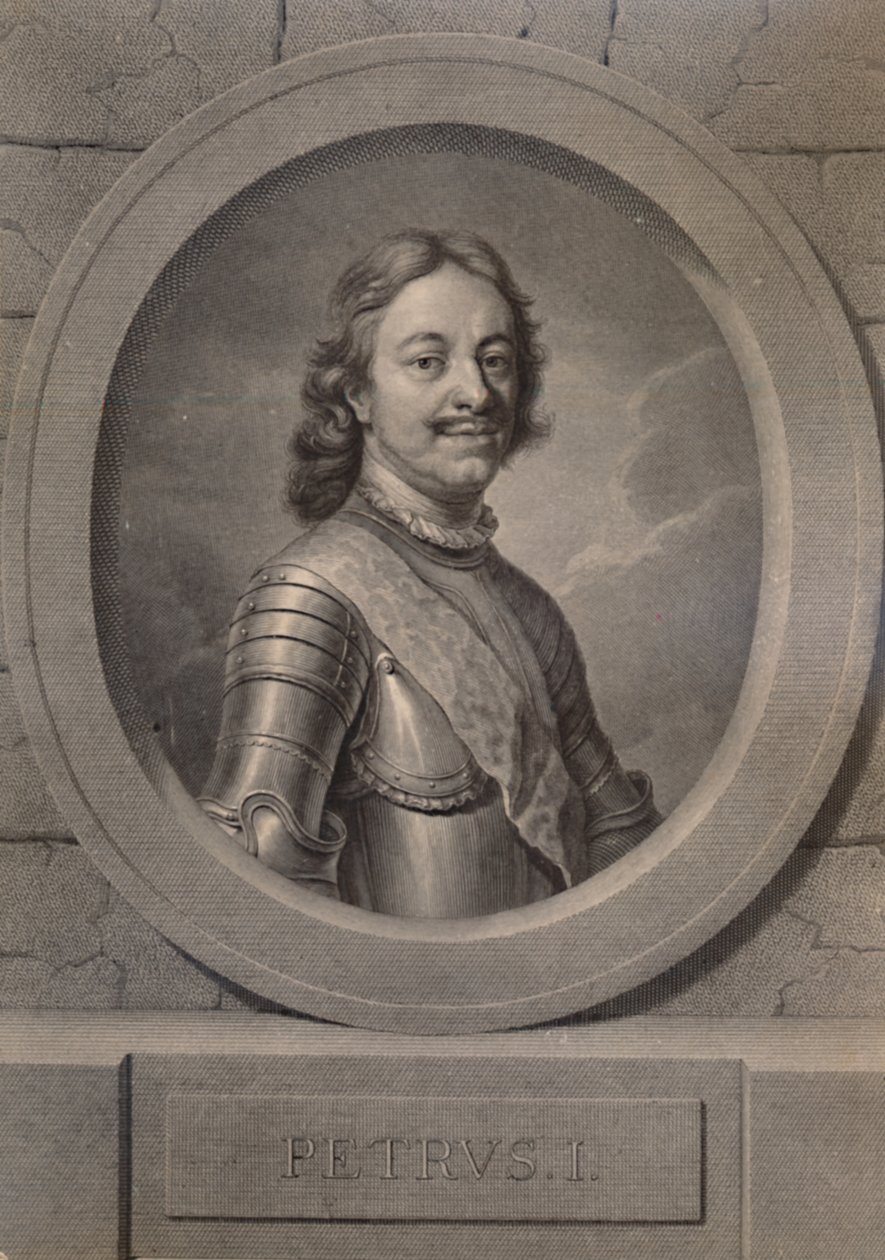 Peter den store, tsar av Russland, 1700-tallet 1894 av Johann Friedrich Bause
