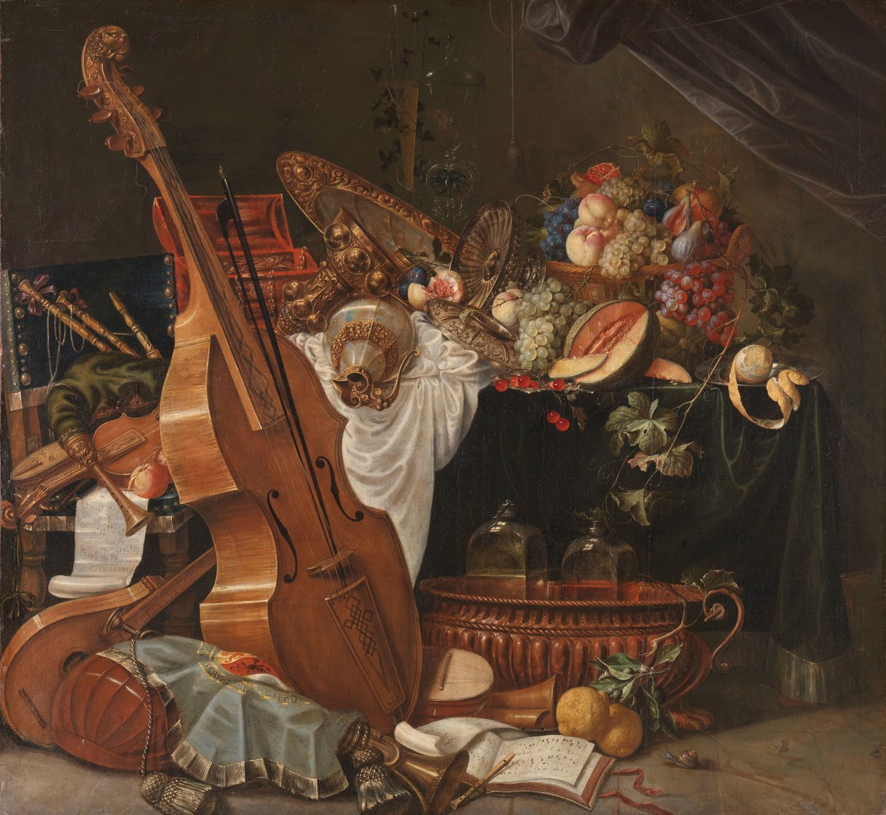 Stilleben av Johann Friedrich Grueber