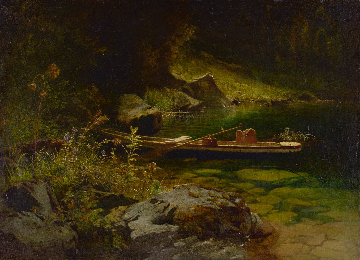 Studie fra Koenigssee av Johann Friedrich Hennings