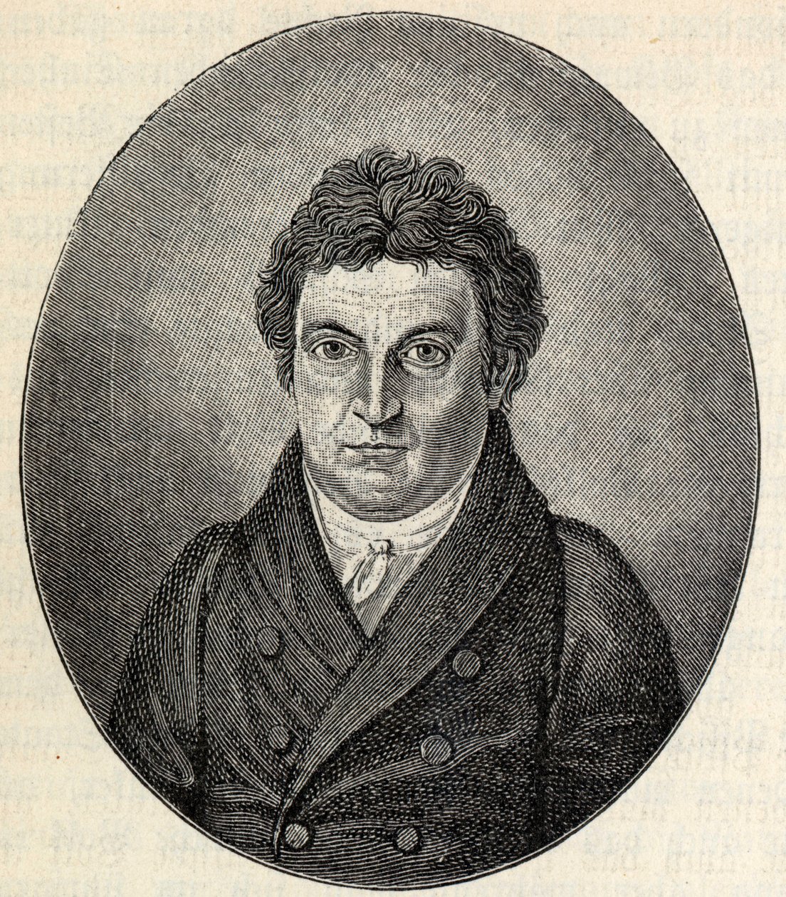Portrett av Johann Gottlieb Fichte 1762-1814. av Johann Friedrich Jügel
