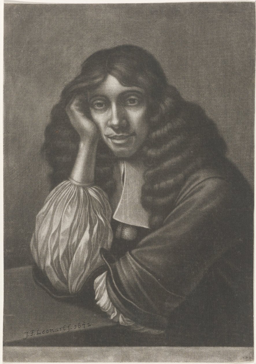 Portrett Forest Laughing Brown av Johann Friedrich Leonard