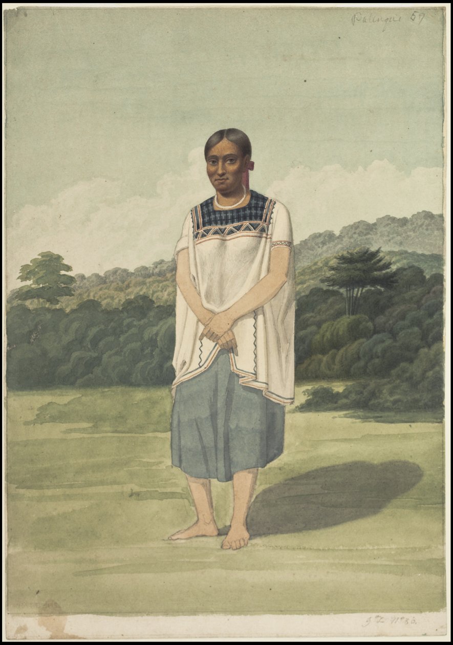 En samling av Waldecks originale kunstverk fra Mesoamerica, boks 1 av 22 av Johann Friedrich Maximilian von Waldeck