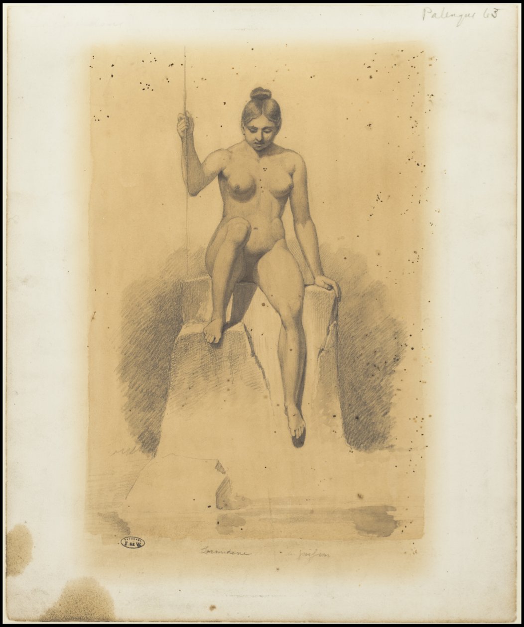 En samling av Waldecks originale kunstverk fra Mesoamerica, boks 1 av 22 av Johann Friedrich Maximilian von Waldeck