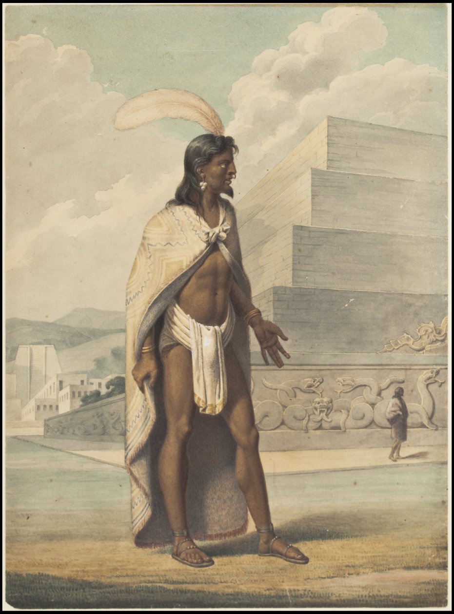 En samling av Waldecks originale kunstverk fra Mesoamerica, boks 3 av 22 av Johann Friedrich Maximilian von Waldeck