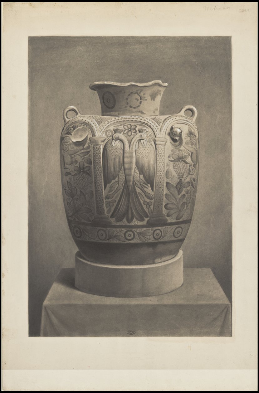 En samling av Waldecks originale kunstverk fra Mesoamerica, boks 5 av 22 av Johann Friedrich Maximilian von Waldeck