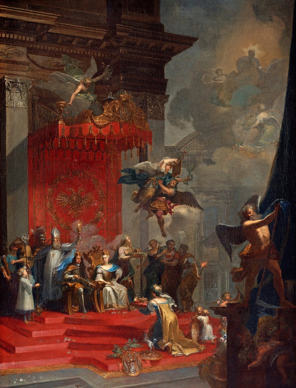 Keiserinne av Det hellige romerske rike Elisabeth Christine (av Brunswick Wolfenbuttel av Johann Georg Bohm