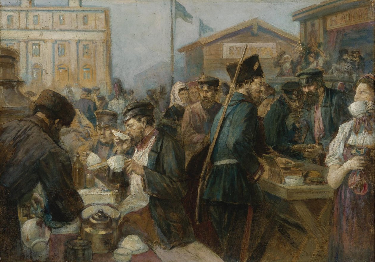 Måltidet i St. Petersburg av Johann Georg Christian Urlaub