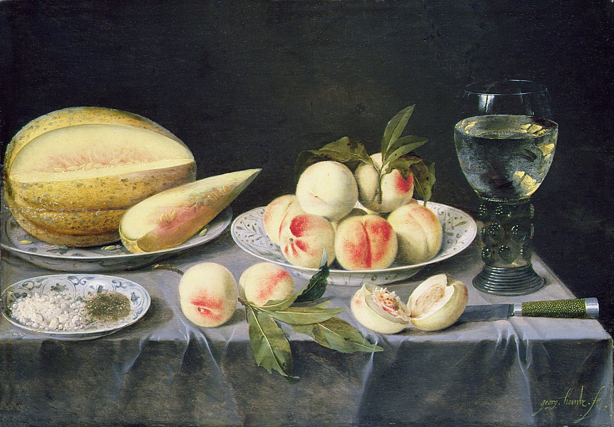Stilleben av Johann Georg Hinz