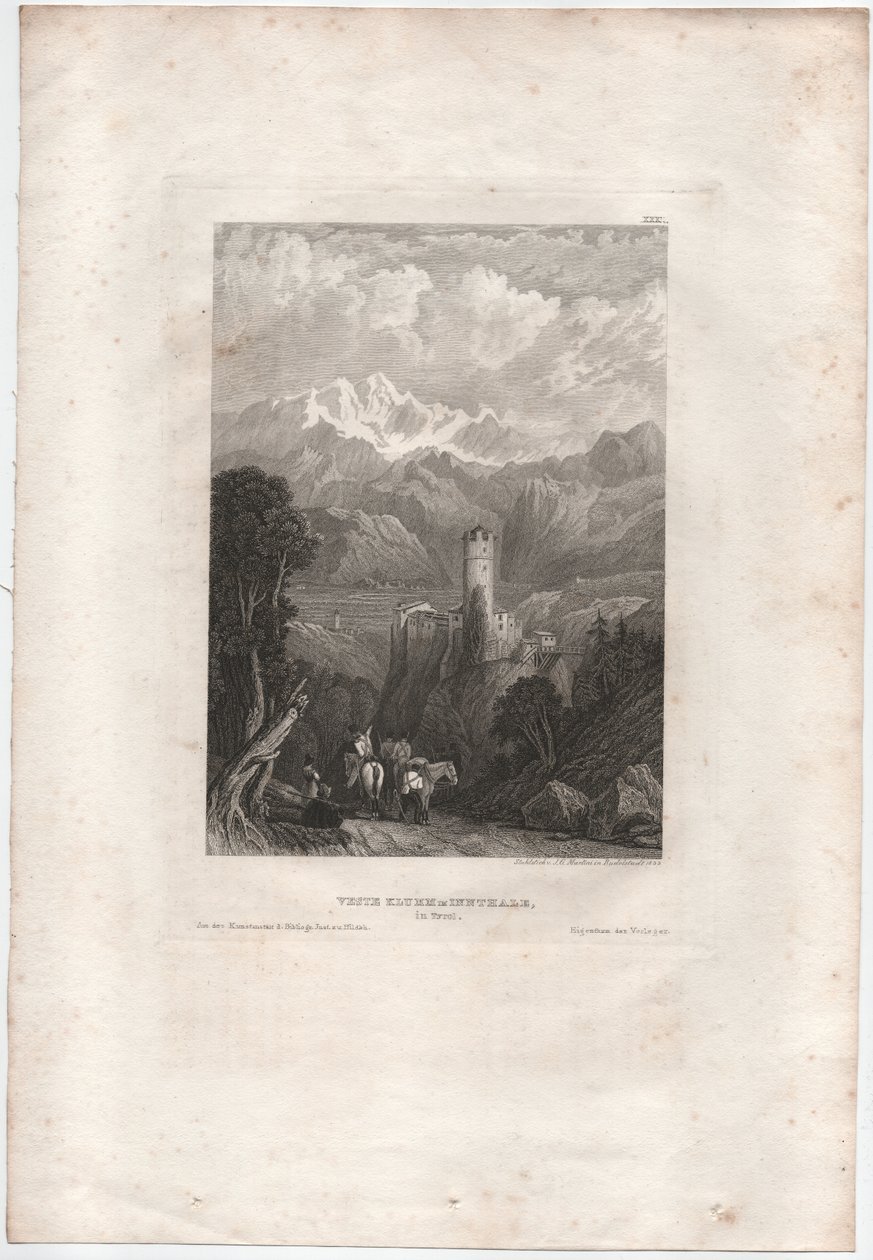 Festningen Klumm im Innthale av Johann Georg Martini