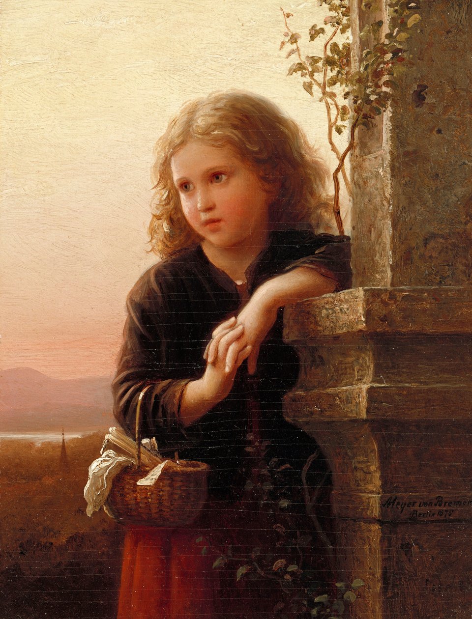 Bondepiken, 1875 av Johann Georg Meyer von Bremen