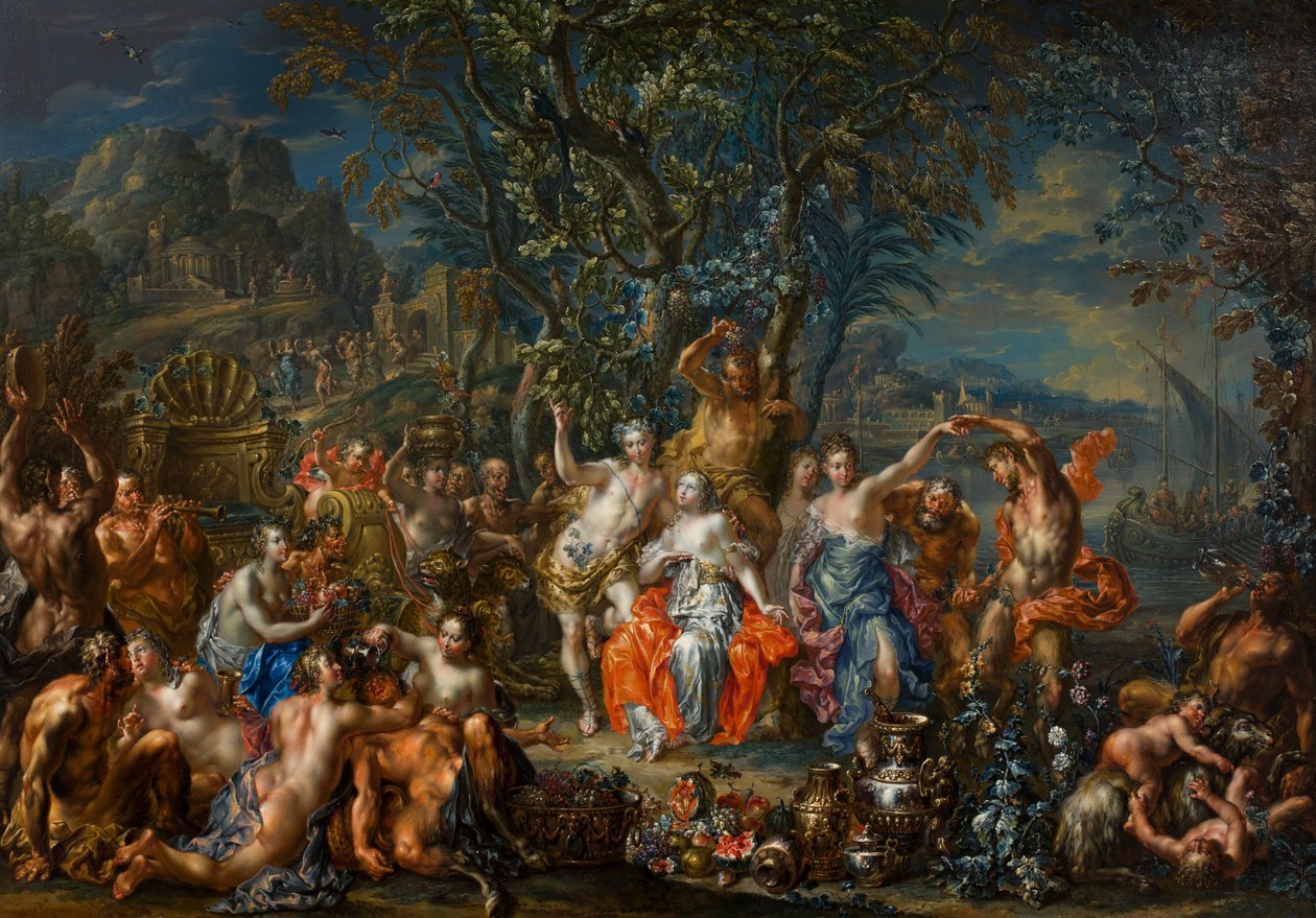 Bacchus og Ariadne av Johann Georg Platzer