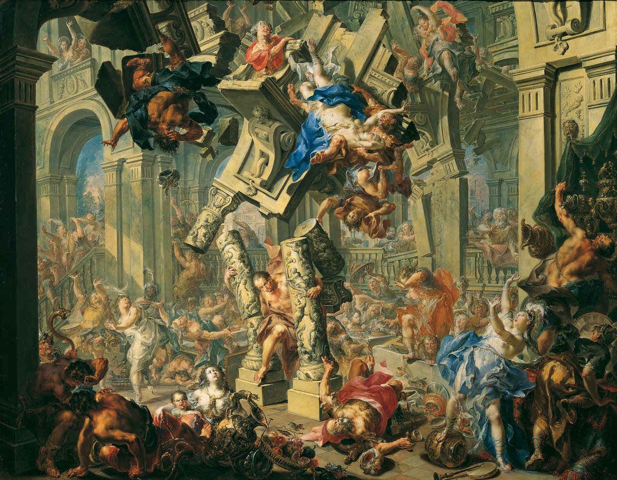 Samsons Rache av Johann Georg Platzer
