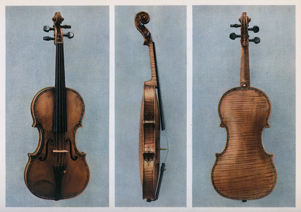 Fiolin, Nicola Amati, Cremona, syttende århundre, 1948 av Johann Georg Platzer