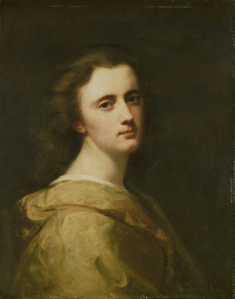 Portrett av Thérèse Schwartze, kunstnerens datter, i en alder av 16 år av Johann Georg Schwartze