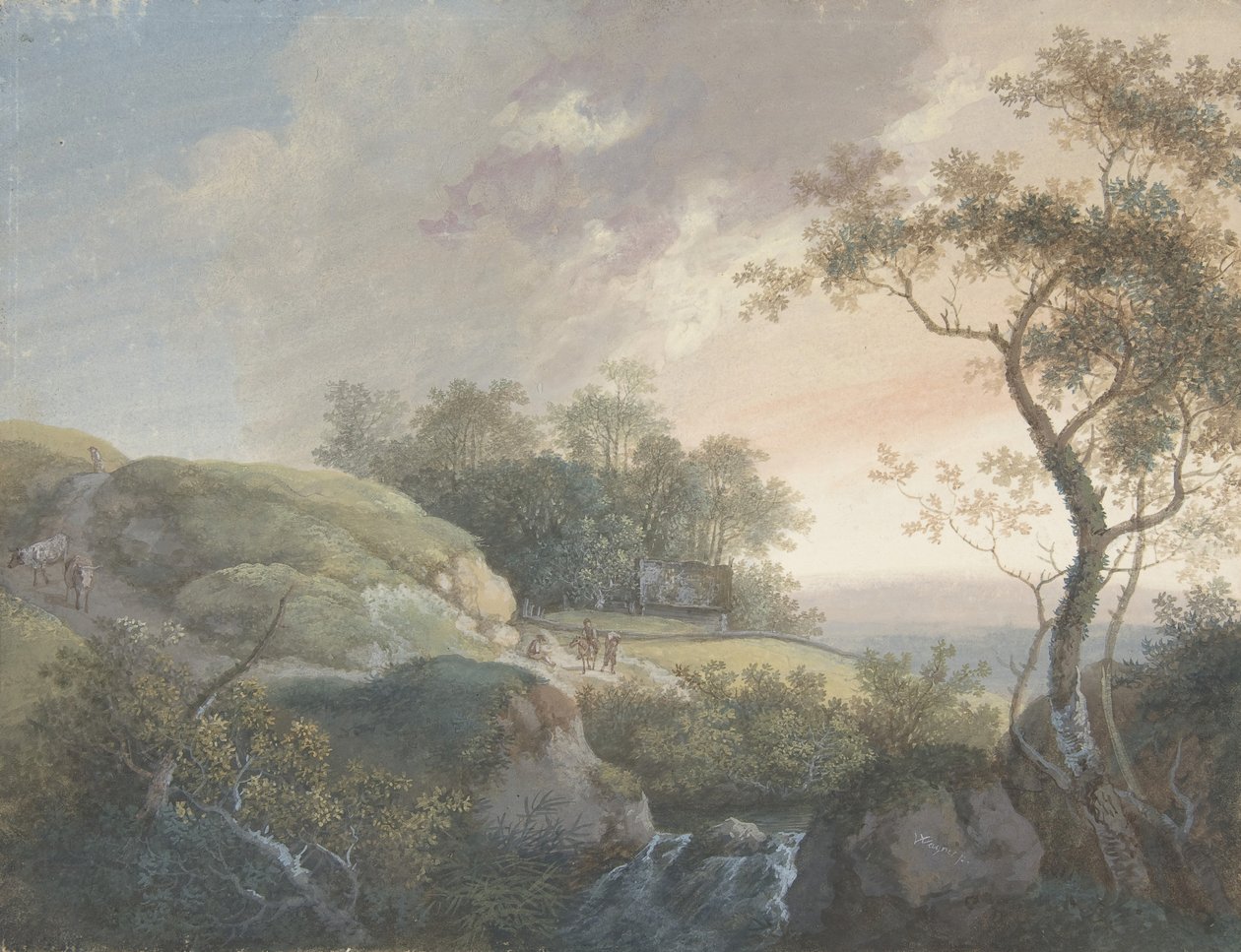 Morgenen, 1732-67. av Johann Georg Wagner