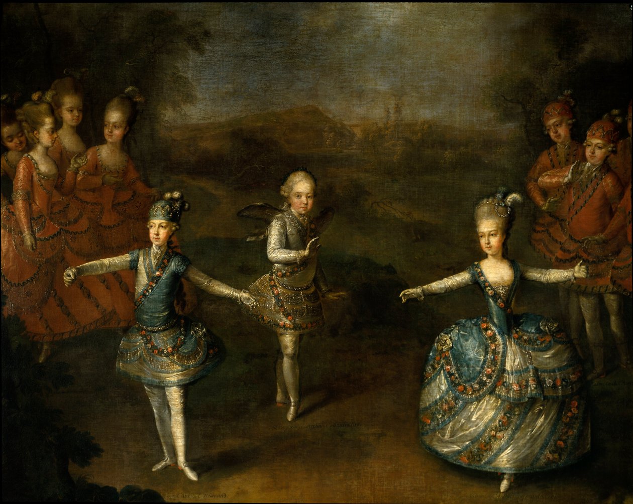 Representasjon av balletten le triumphe de l