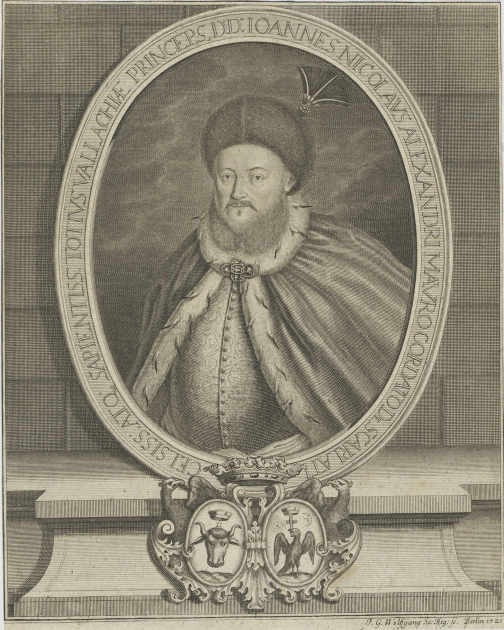 Nicolaos Mavrocordatos 1680-1730, 1721. av Johann Georg Wolfgang