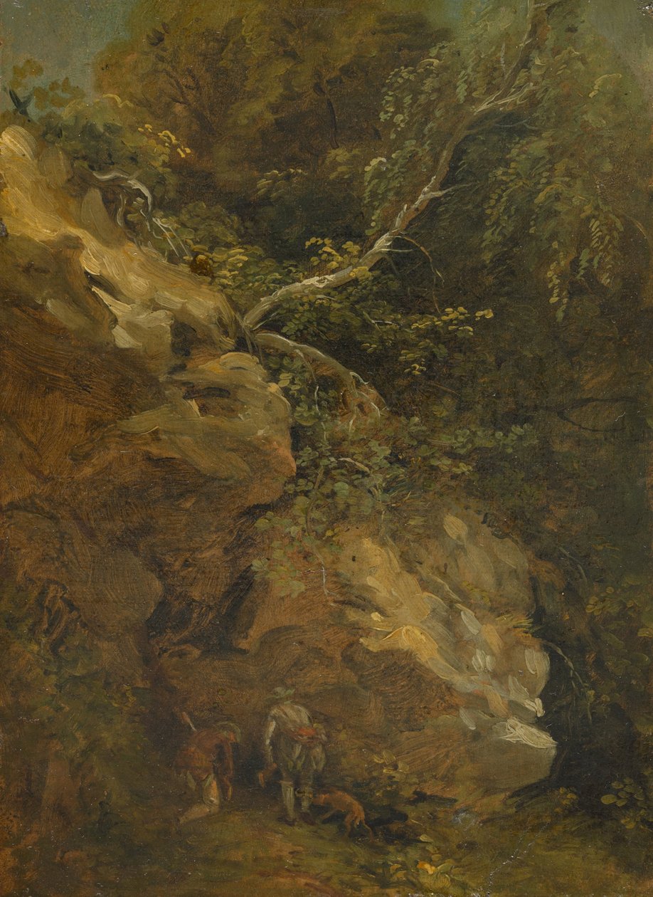 Forstmeister Dillis am Dachsbau av Johann Georg von Dillis