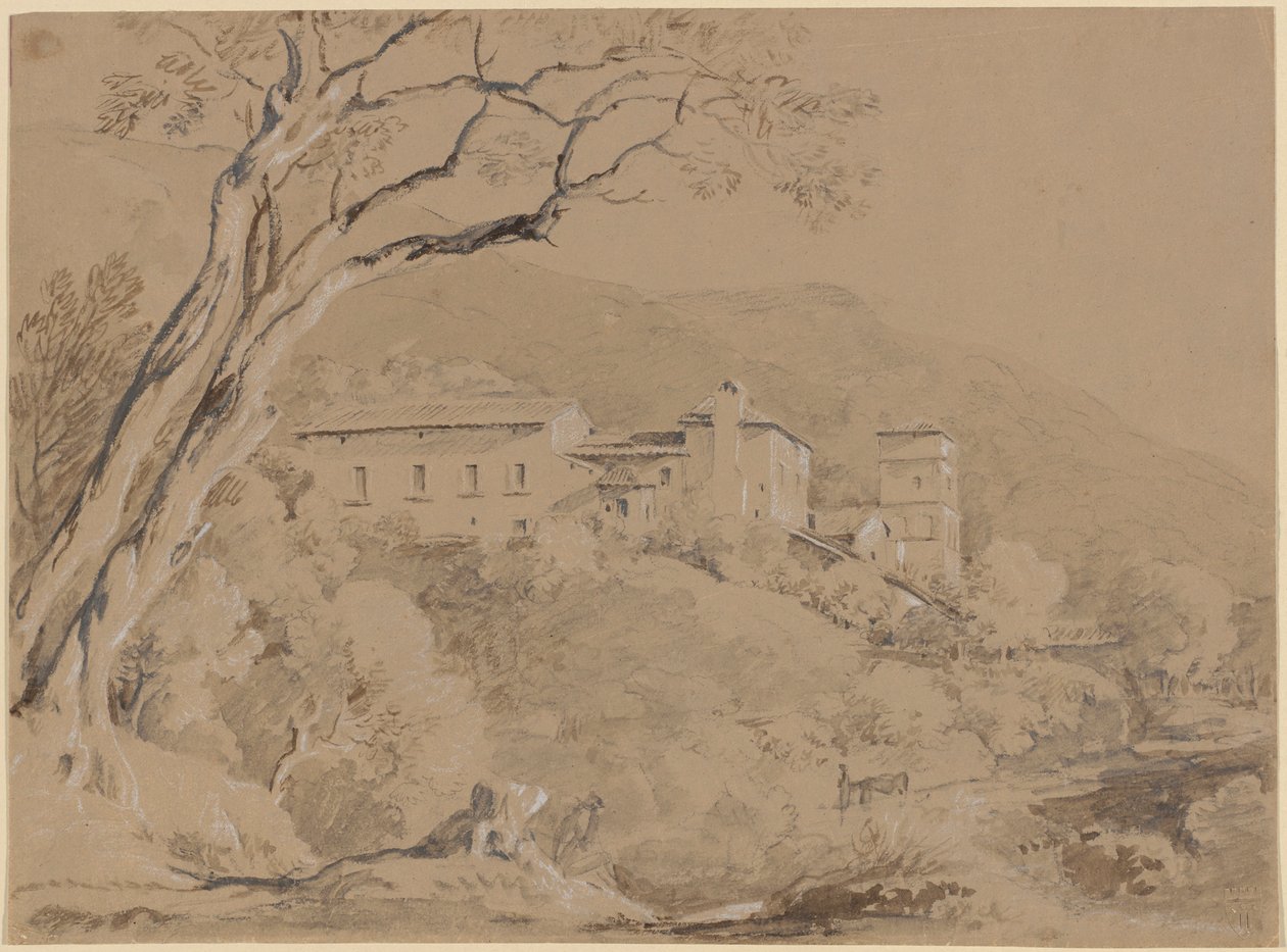 Fjellandskap av Johann Georg von Dillis