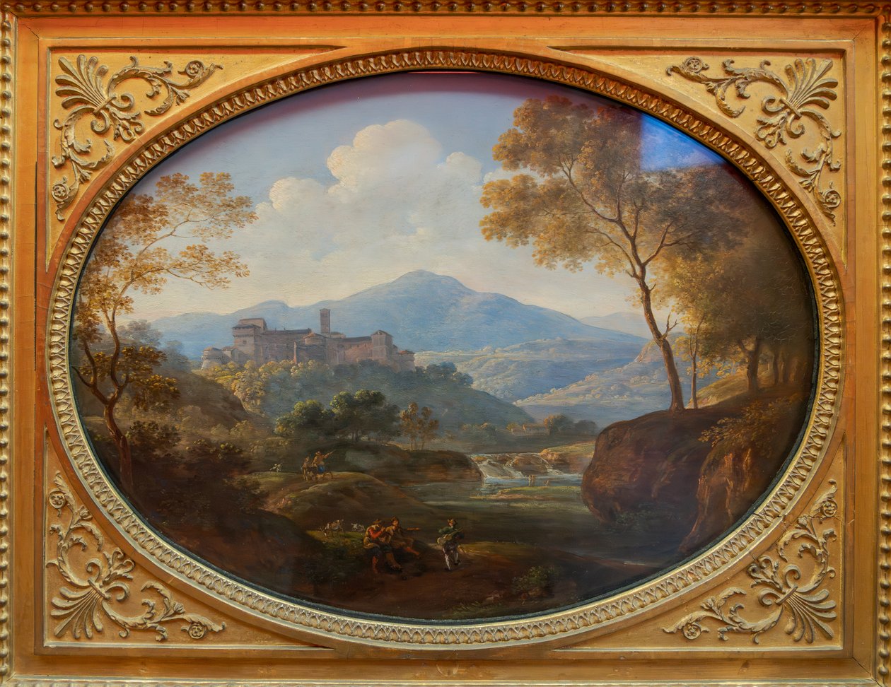Grottaferrata nær Roma av Johann Georg von Dillis