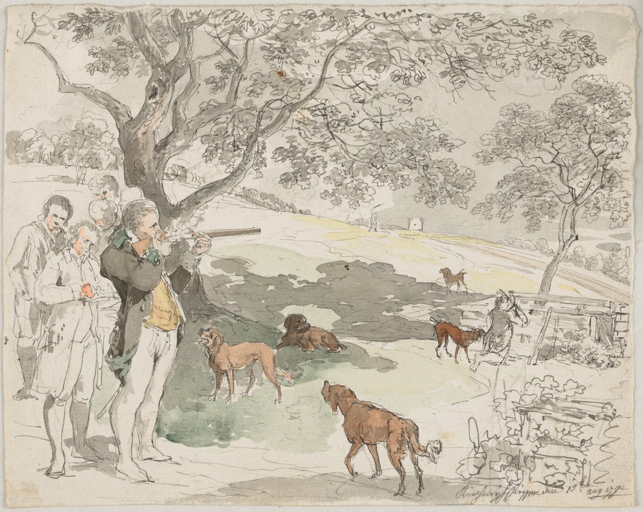 Skytekonkurranse ved kirkefesten av Johann Georg von Dillis