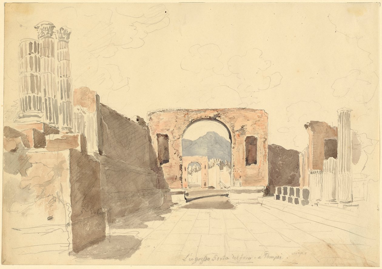 Pompeii av Johann Georg von Dillis