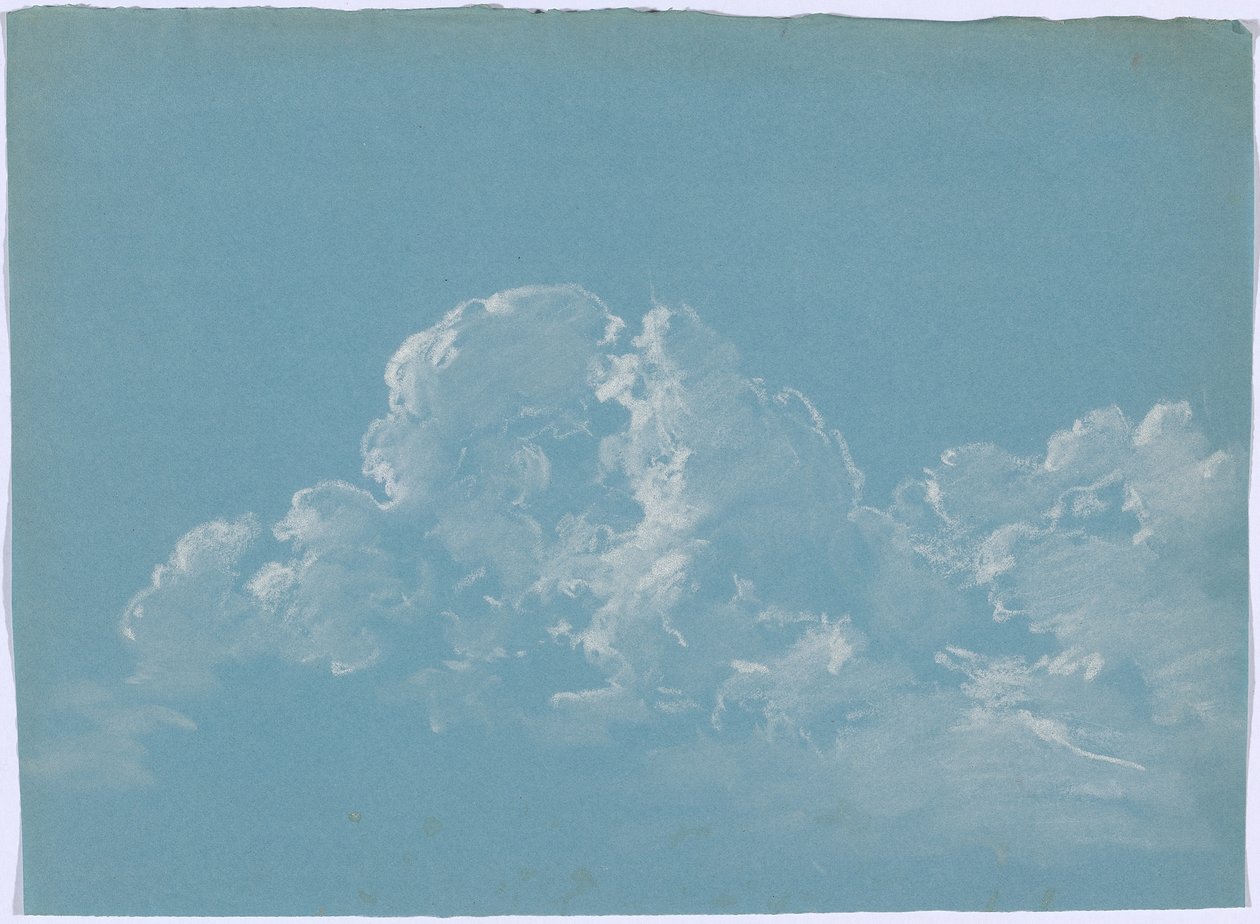 Skystudie av Johann Georg von Dillis