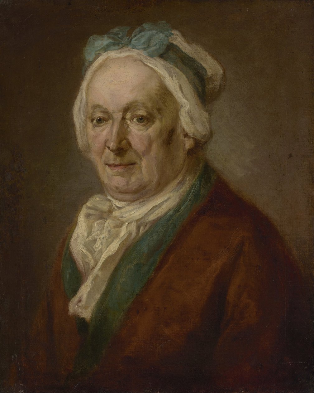 Portrett av en mann med søvnhode av Johann Georg von Edlinger