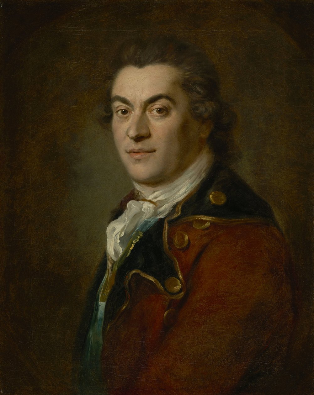 Portrett av en ukjent av Johann Georg von Edlinger