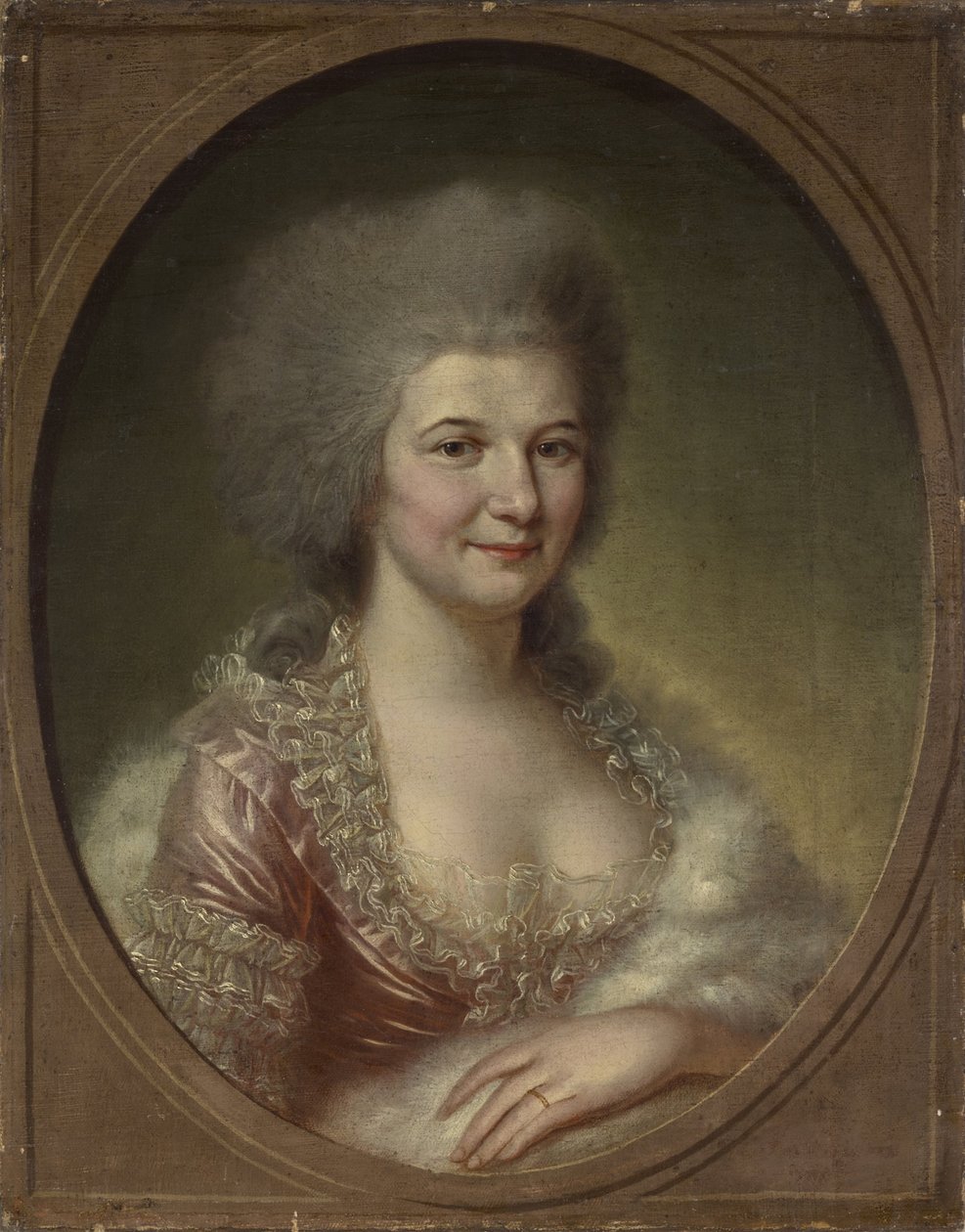 Kvinnedame ved valgretten av Johann Georg von Edlinger