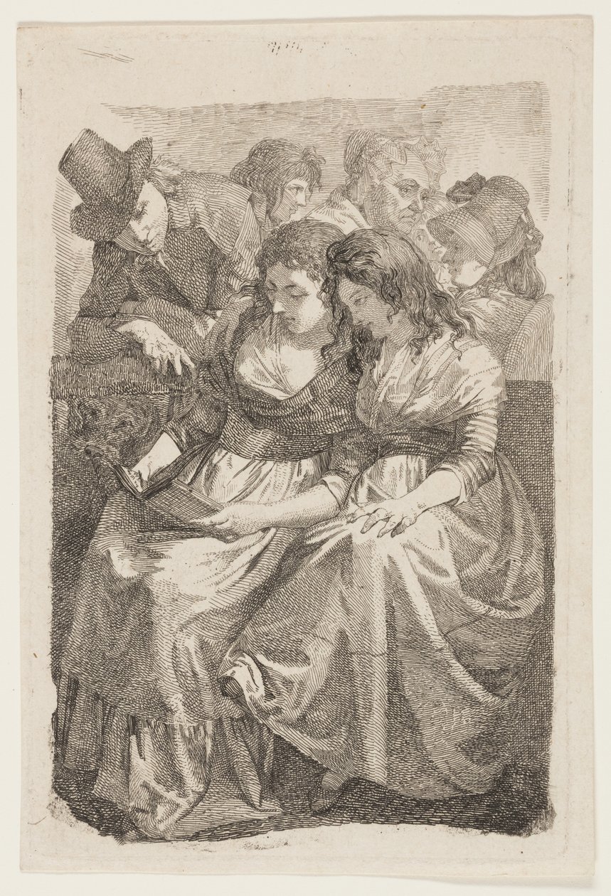 Kunstneren og hans familie av Johann Gottfried Schadow
