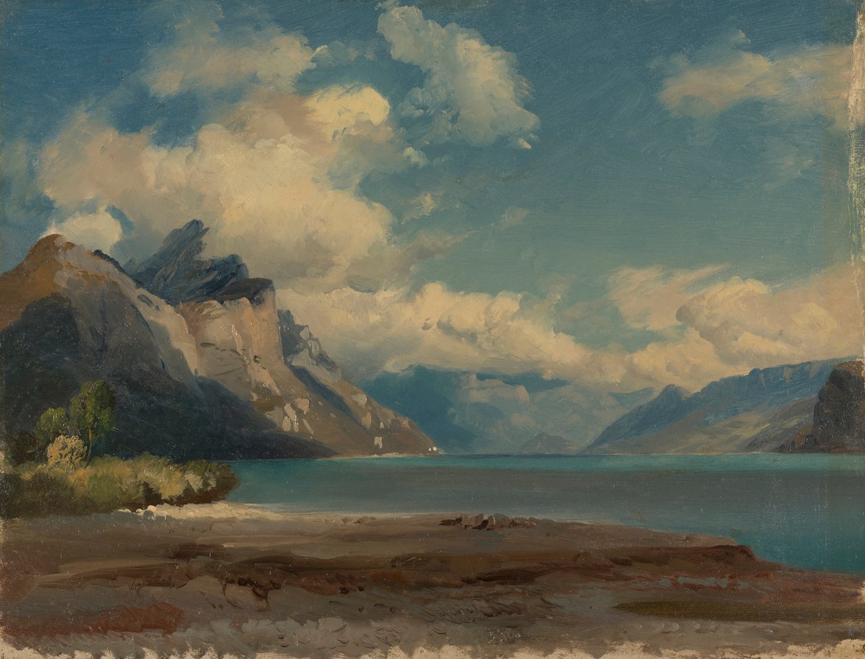 Ved Weesen am Walensee, Sveits av Johann Gottfried Steffan