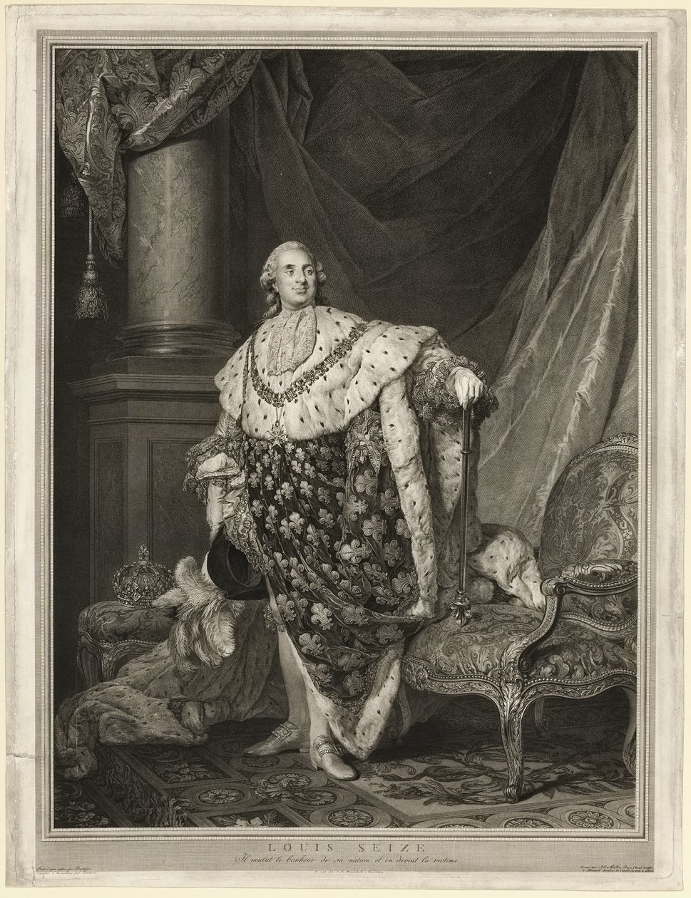 Louis Seize av Johann Gotthard von Muller