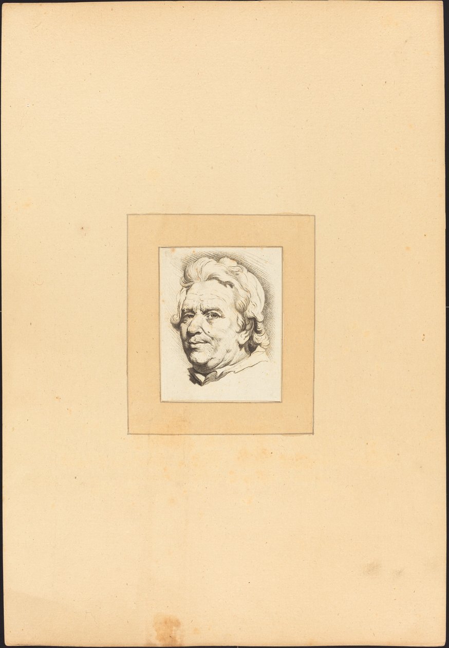 Leder av en mann av Johann Gottlieb Prestel after Anton Joseph Prenner