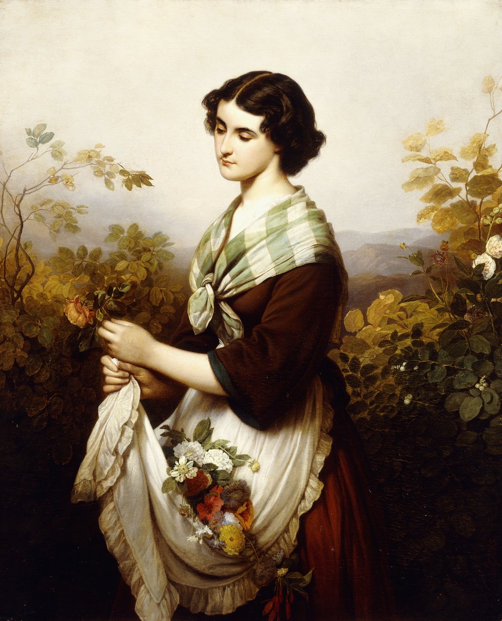 Den siste rosen; Den siste rosen, 1865 av Johann Grund