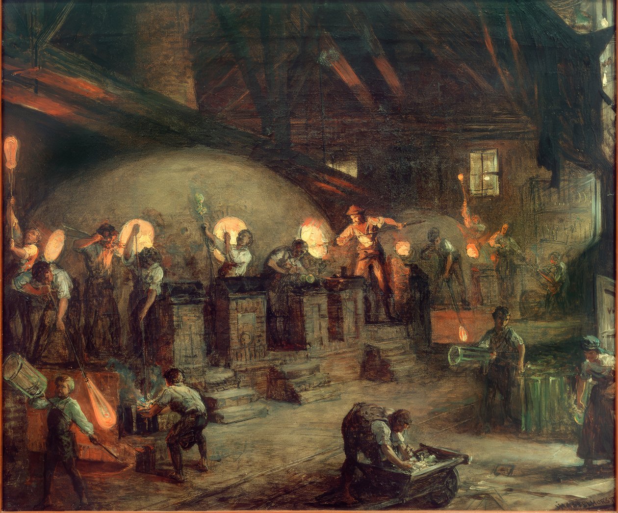 Glassverk i Hessen av Johann Heinrich Hasselhorst