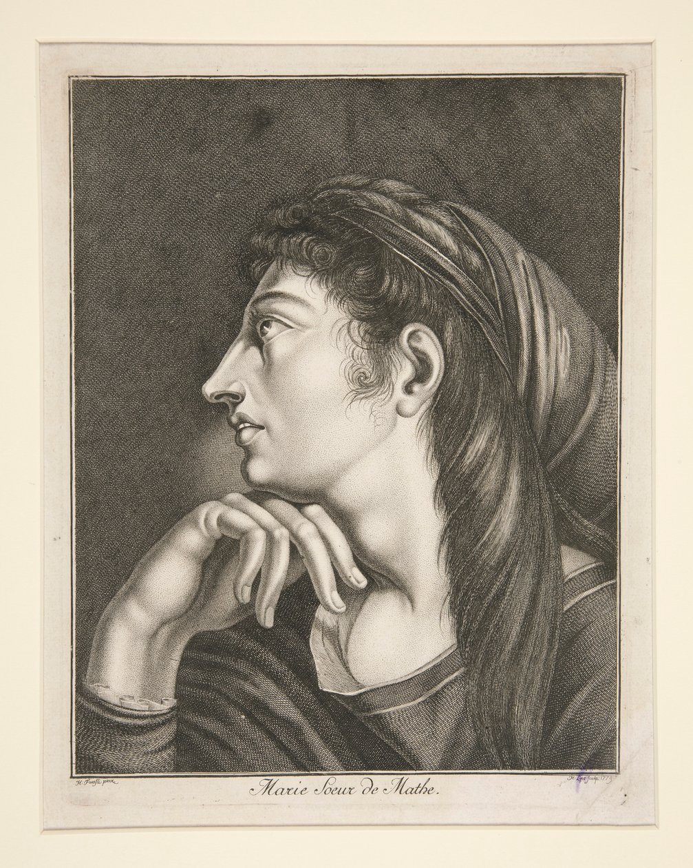 Marie søster av Mathe av Johann Heinrich Lips