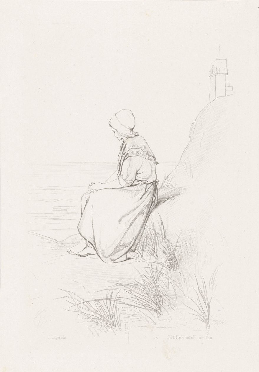 Jente i sanddynene The Children of the Sea (serietittel) av Johann Heinrich Maria Hubert Rennefeld